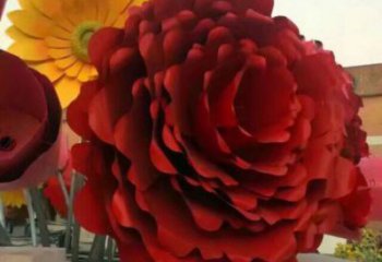 裝飾花籃雕塑選定，美陳雕塑，現代藝術葵花花籃雕塑優選