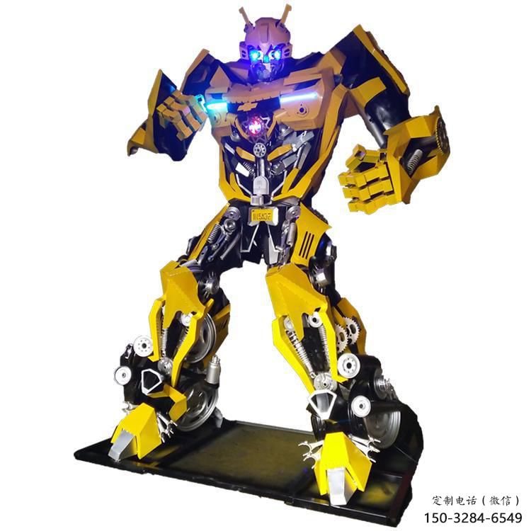 戶(hù)外抽象大黃蜂雕塑制作