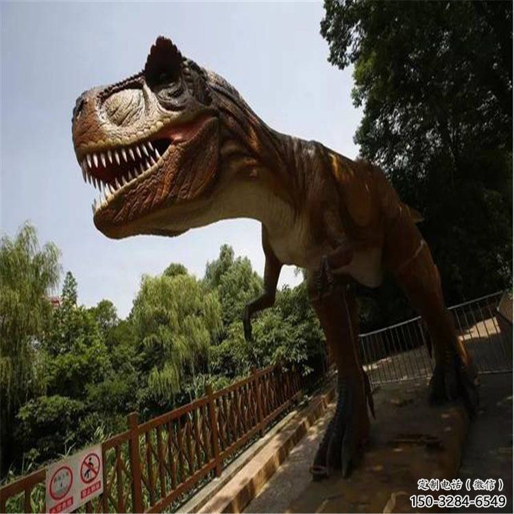 恐龍雕塑觀賞型，露天雕塑，玻璃鋼恐龍雕塑訂做