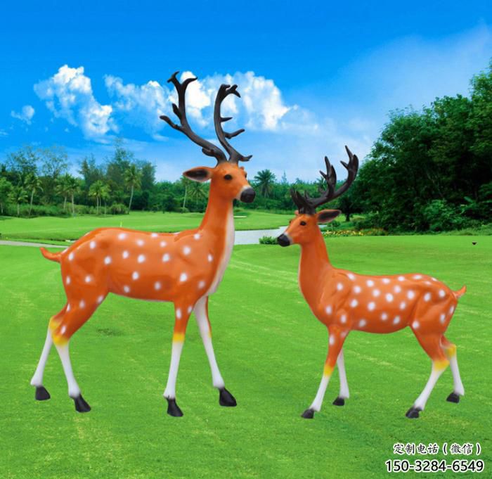 仿古小鹿雕塑