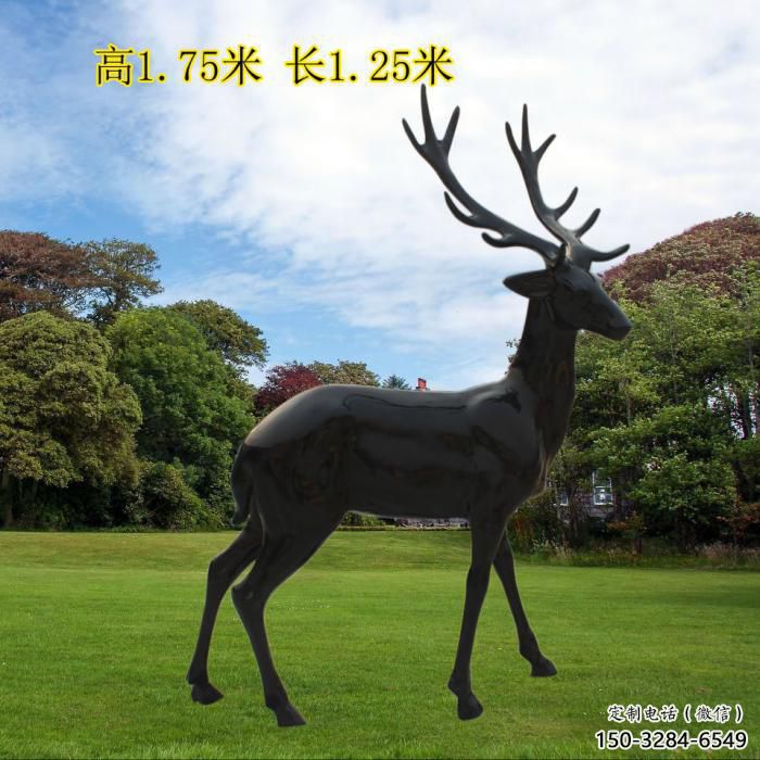 小鹿雕塑精品，景觀概念，仿銅小鹿雕塑通用