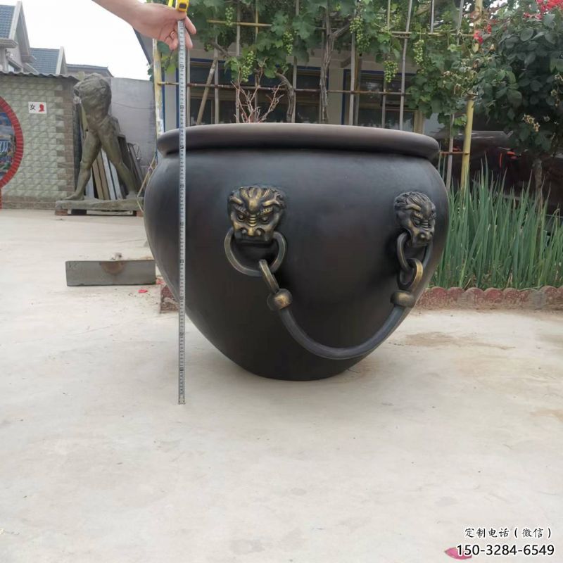 實心鑄鐵缸雕塑