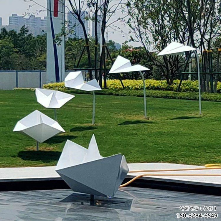 紙船雕塑標(biāo)準(zhǔn)，街頭藝術(shù)，廣場(chǎng)折紙船雕塑通用