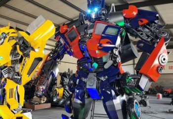 別墅區(qū)機(jī)器人雕塑