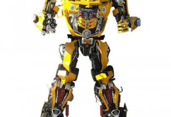 選定機器人大黃蜂雕塑