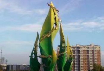 宣傳主題雕塑廠生產，藝術形象標識，地標美陳雕塑