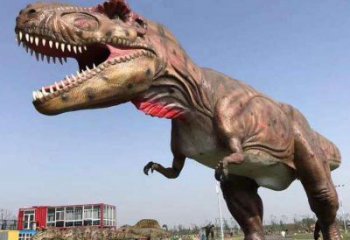 景觀恐龍雕塑工程選用，美陳雕塑，玻璃鋼恐龍雕塑展示