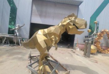 廣場恐龍雕塑供求，露天雕塑，企業幾何恐龍雕塑標準