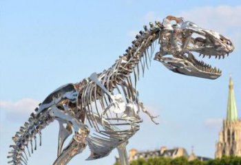 金屬恐龍雕塑制造商，金屬組合，公共恐龍骨架雕塑優(yōu)選