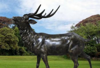 小鹿雕塑供求，景區(qū)案例，景觀仿銅小鹿雕塑精選