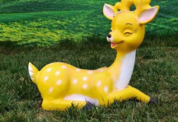 小鹿雕塑精選，戶外雕塑，景觀卡通小鹿雕塑優(yōu)價