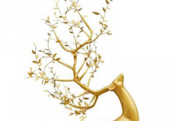 烤漆梅花鹿雕塑生產，廣場雕塑，仿真梅花鹿雕塑展品