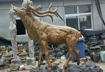 銅小鹿雕塑選用，透雕系列，現(xiàn)代小鹿銅雕塑優(yōu)價