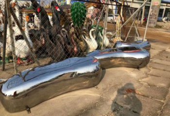 公園坐凳雕塑，噴砂發(fā)光雕塑，鍛造工藝