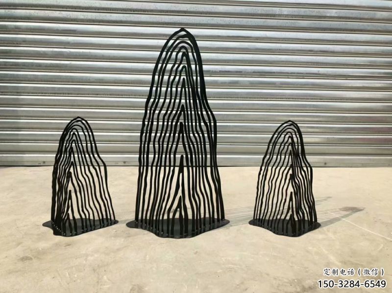 景區假山雕塑，歐式雕塑，鐵藝材質