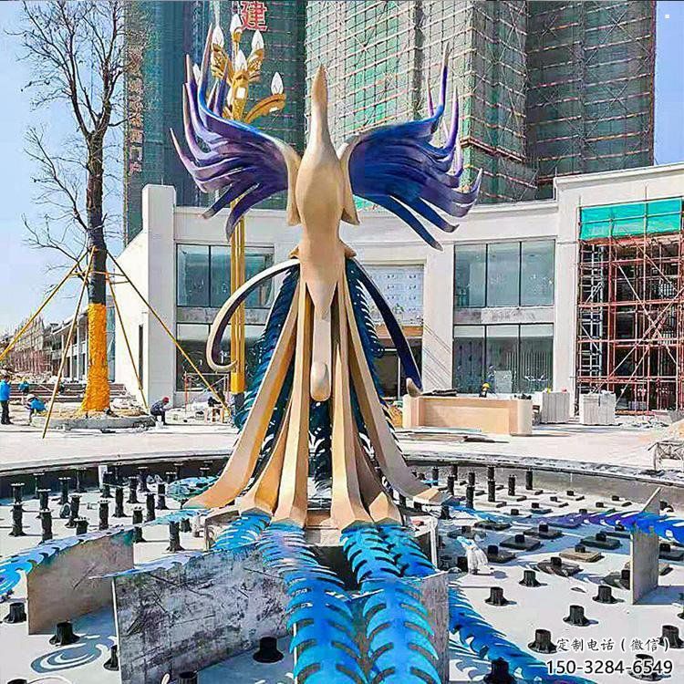 景觀孔雀雕塑預定，白鋼構件，不銹鋼孔雀雕塑選定