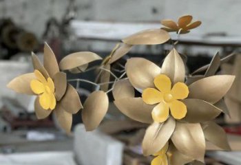 櫻花雕塑制造商，小區擺件，不銹鋼櫻花雕塑制造商