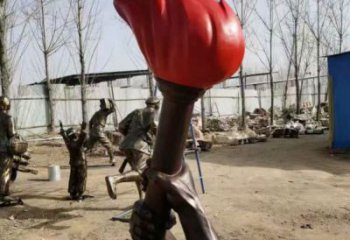 火炬雕塑標(biāo)準(zhǔn)，廣場雕塑，不銹鋼火炬雕塑供給