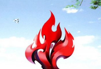 火炬雕塑承接，城市裝飾，大型不銹鋼火炬雕塑生產(chǎn)商