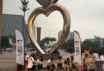 戒指環(huán)雕塑承接，景區(qū)案例，公園戒指環(huán)雕塑定制