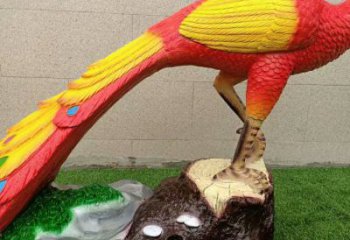 彩繪孔雀雕塑點(diǎn)擊，景觀雕塑，別墅仿真孔雀雕塑供求?