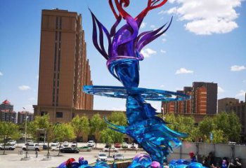 住宅小區(qū)浪花雕塑