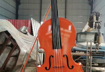 大提琴雕塑常用，公園小品，不銹鋼大提琴雕塑生產商