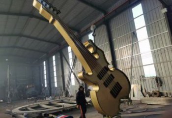 大提琴雕塑定做，小區擺件，不銹鋼大提琴雕塑制作