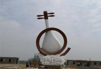 小提琴雕塑專供，露天雕塑，不銹鋼小提琴雕塑選用