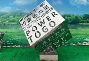 大型魔方雕塑定制，多彩藝術，景觀燈光魔方雕塑定價