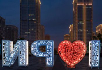 Love雕塑生產(chǎn)商，街頭藝術(shù)，藝術(shù)不銹鋼Love雕塑精選