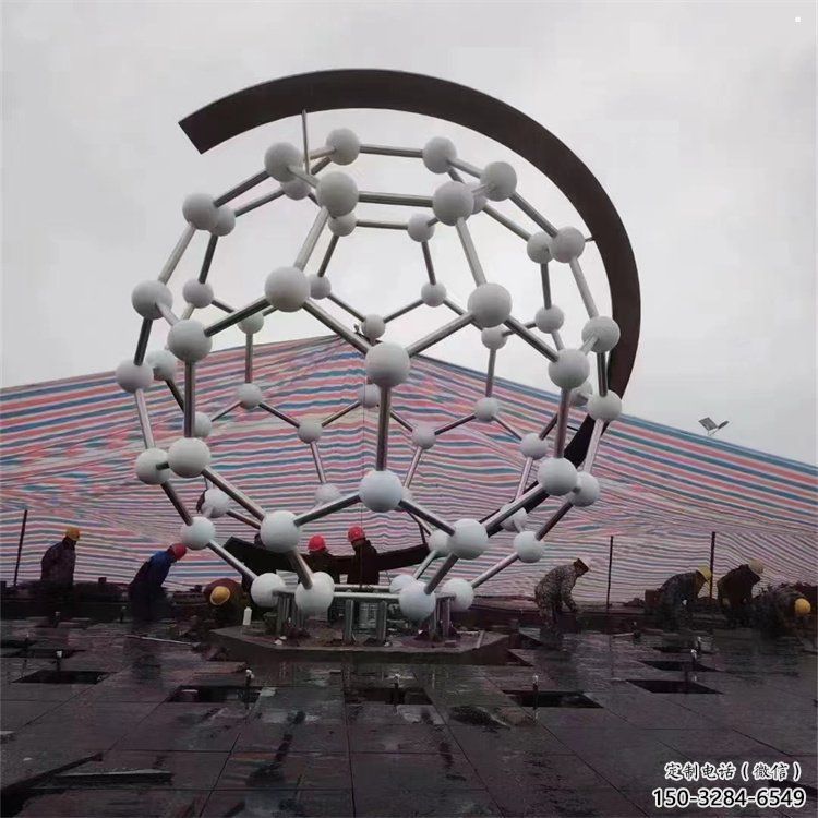 星球雕塑指用，多彩藝術，不銹鋼星球雕塑廠家