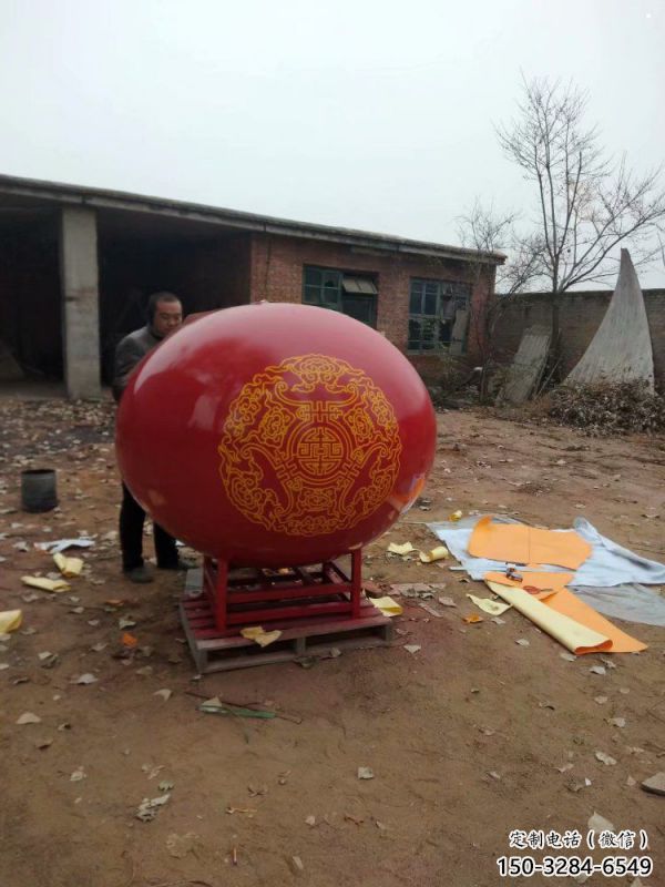 景觀圓球雕塑承接，鍛造工藝，烤漆圓球雕塑制造廠家