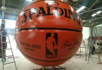 現(xiàn)代籃球雕塑