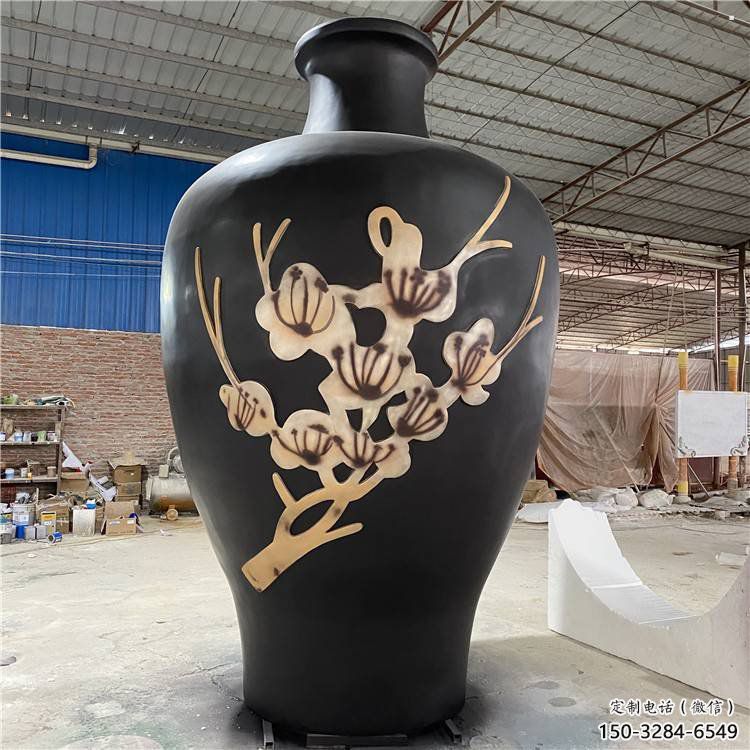 商業街花瓶雕塑