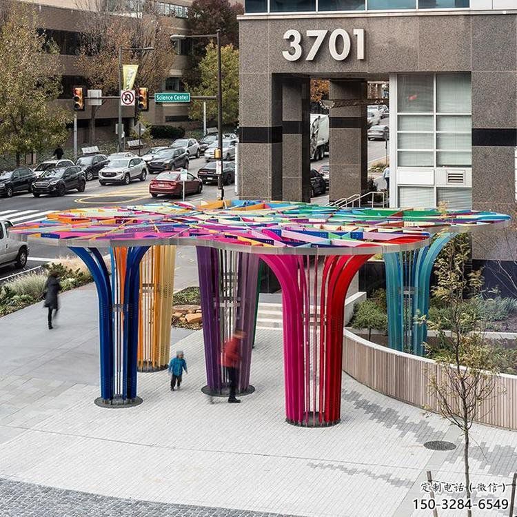 燈光樹雕塑選定，園林裝飾，大型燈光蘑菇樹雕塑公司