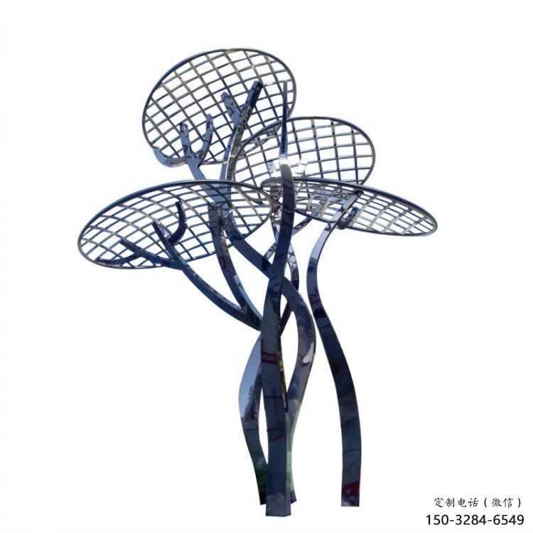 蘑菇樹(shù)雕塑廠家，標(biāo)識(shí)雕塑，鏤空蘑菇樹(shù)雕塑供給