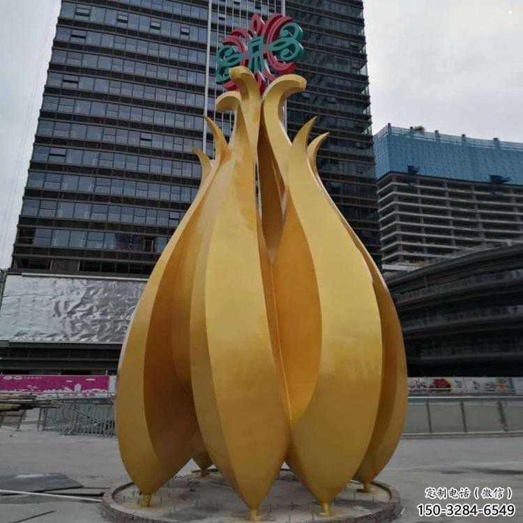 竹筍雕塑生產商，室外雕塑，不銹鋼竹筍雕塑廠家精品