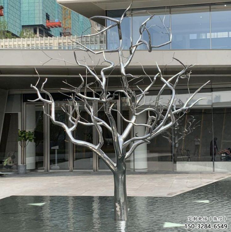 樹干雕塑供給，歐式風(fēng)格，不銹鋼樹干雕塑廠家