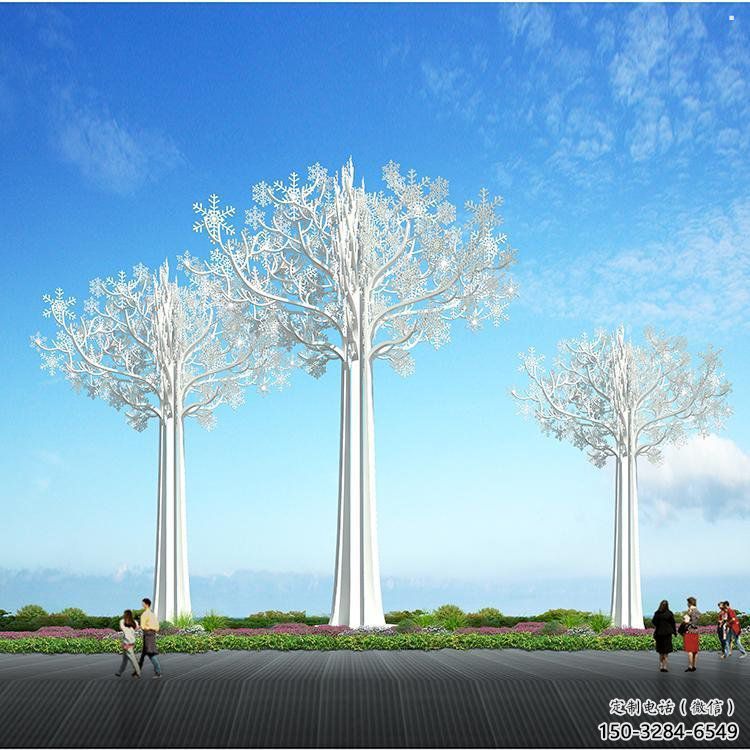 景觀雪花雕塑