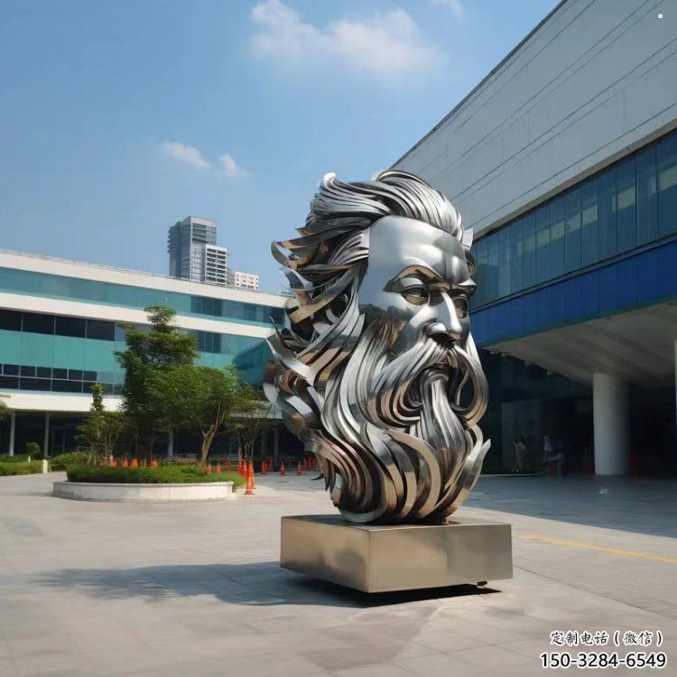 白鋼西方人雕塑提供，歐式藝術，中式鏡面人頭像雕塑通用