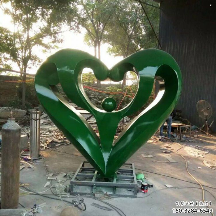 仿真愛(ài)心雕塑