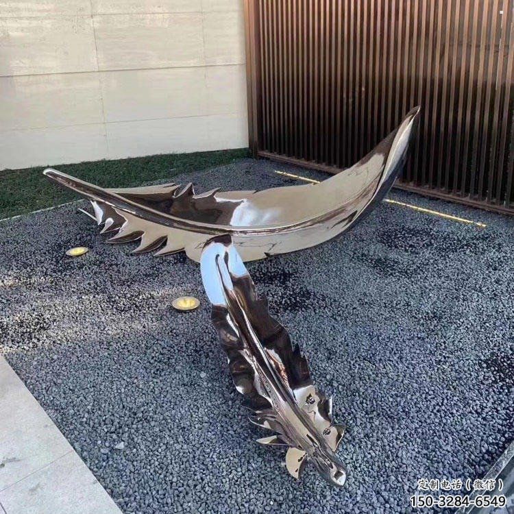 羽毛雕塑服務商，景觀雕塑，鏡面羽毛雕塑廠家選定