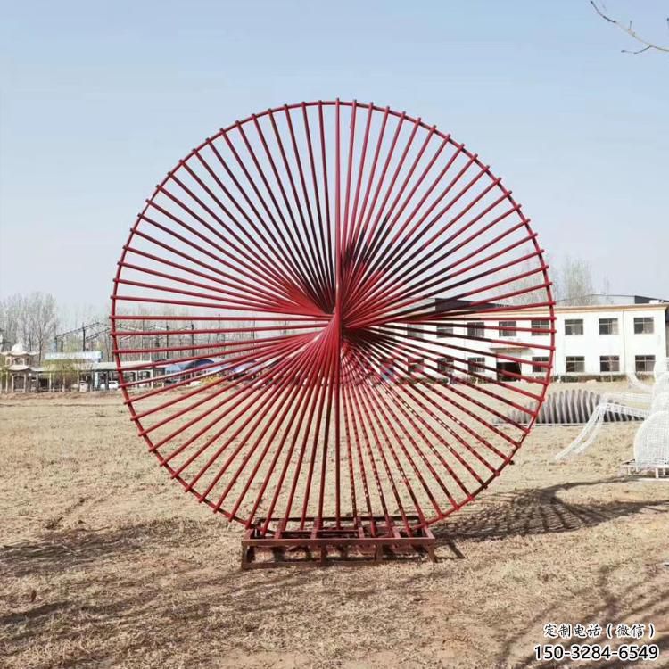 圓環(huán)雕塑定價，拉絲工藝，鏤空圓環(huán)雕塑制作廠家