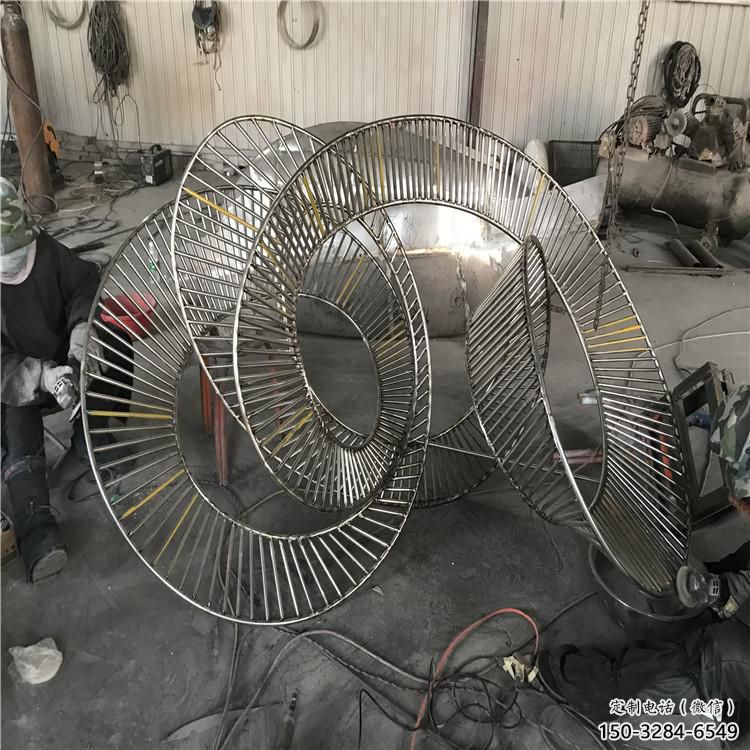 圓環雕塑供需，美陳雕塑，歐式鏤空圓環雕塑承接