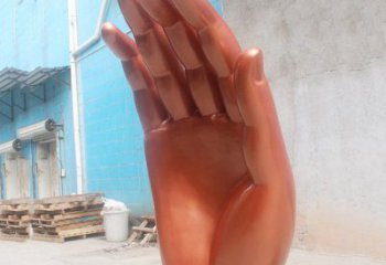 手指雕塑精選，市標雕塑，不銹鋼手指雕塑廠家