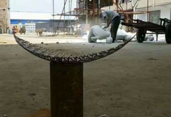 鏤空樹葉雕塑制作，公園小品，鏡面鏤空樹葉雕塑優選