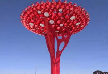 大型樹干雕塑公司，花園小品，不銹鋼樹干雕塑常用