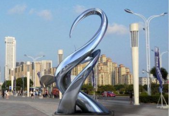 樹芽雕塑優(yōu)選，美陳雕塑，不銹鋼樹芽雕塑精品