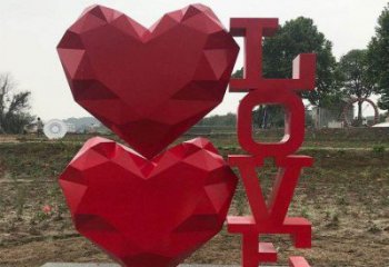 love字母雕塑承接，鍛造工藝，不銹鋼love雕塑廠家